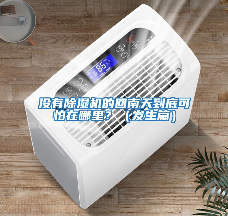 沒(méi)有除濕機(jī)的回南天到底可怕在哪里？（發(fā)生篇）