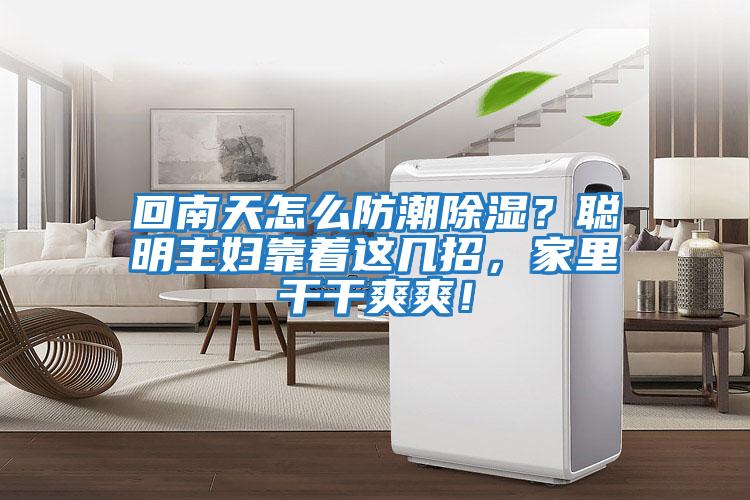 回南天怎么防潮除濕？聰明主婦靠著這幾招，家里干干爽爽！