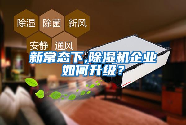 新常態(tài)下,除濕機企業(yè)如何升級？