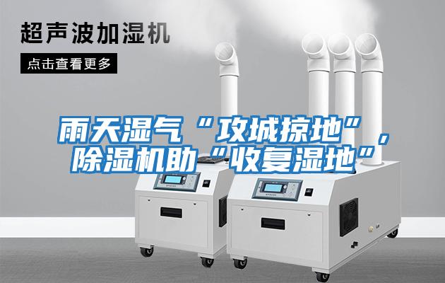 雨天濕氣“攻城掠地”，除濕機助“收復濕地”