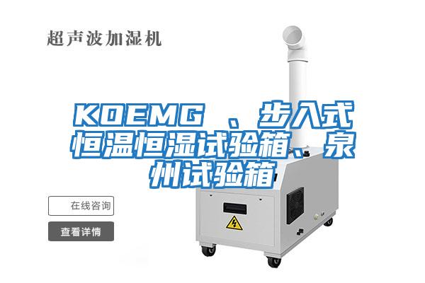 KOEMG 、步入式恒溫恒濕試驗箱、泉州試驗箱