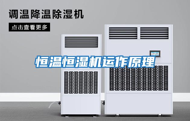 恒溫恒濕機(jī)運作原理