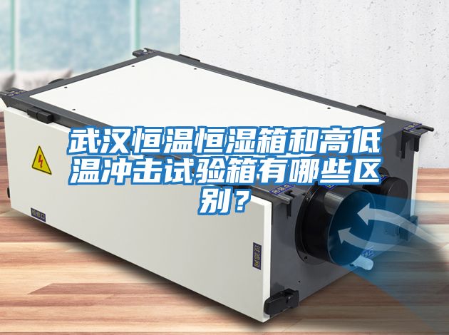 武漢恒溫恒濕箱和高低溫沖擊試驗箱有哪些區別？