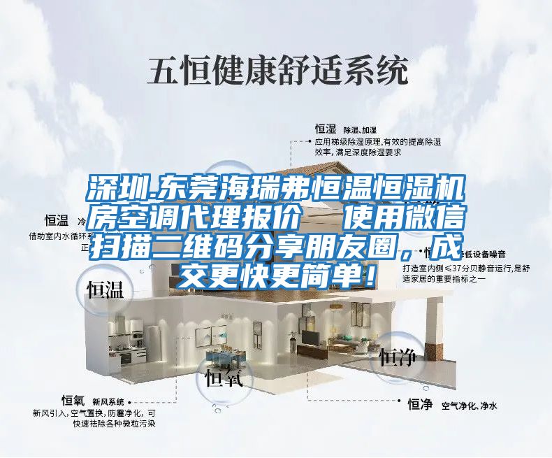 深圳.東莞海瑞弗恒溫恒濕機(jī)房空調(diào)代理報價  使用微信掃描二維碼分享朋友圈，成交更快更簡單！