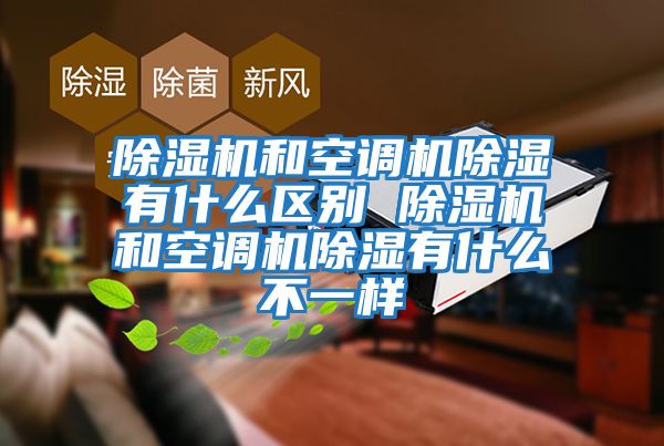 除濕機和空調機除濕有什么區(qū)別 除濕機和空調機除濕有什么不一樣