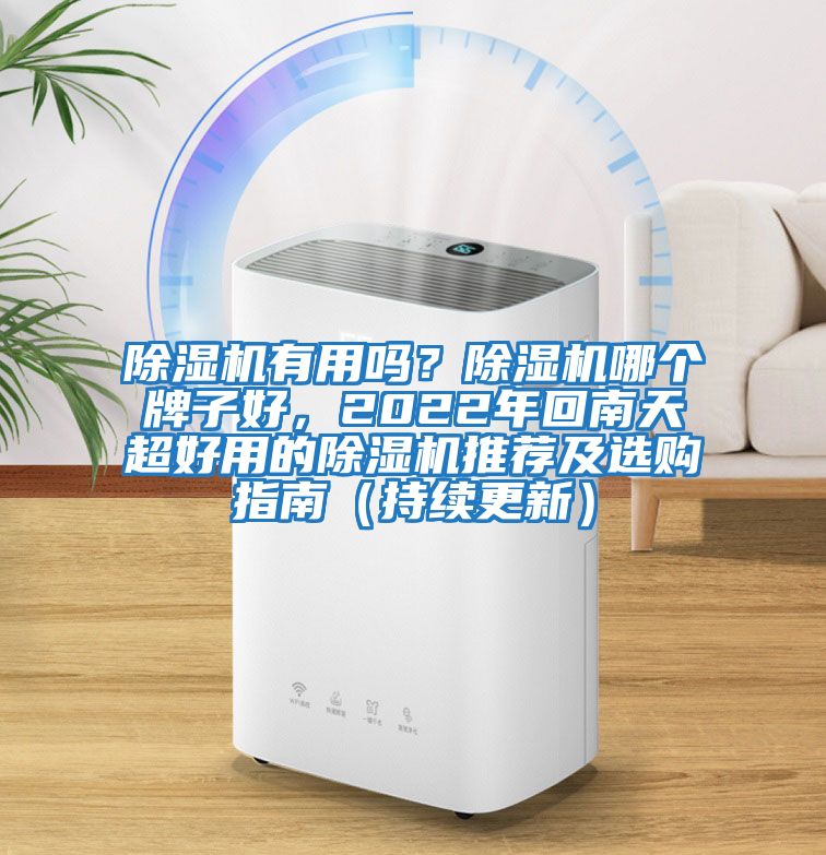 除濕機有用嗎？除濕機哪個牌子好，2022年回南天超好用的除濕機推薦及選購指南（持續更新）