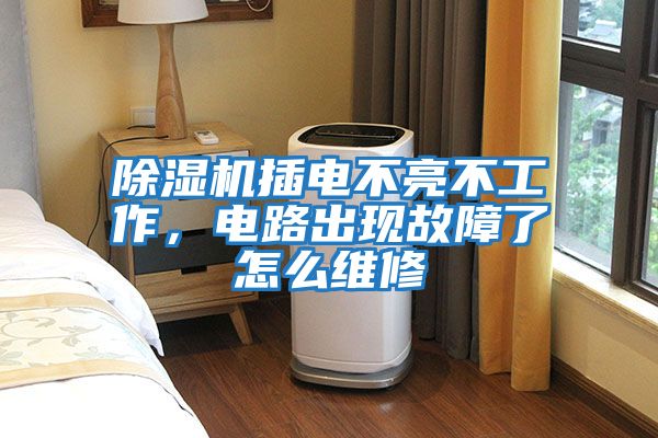 除濕機插電不亮不工作，電路出現故障了怎么維修
